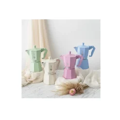 Cafetière italienne 6 tasses bleu pastel Bialetti 0009062 moka exclusive