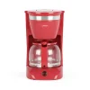Cafetière électrique rouge 10-12 tasses