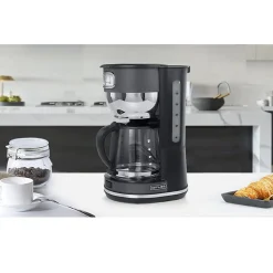 Cafetière Muse MS-220 DG - Porte-filtre - 1000W - réservoir 1.4 L (10 tasses) - Cadrant rétro de maintien de la température