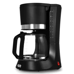 Cafetière Noir-Inox 680W - 1.2L-10 Tasses - PEM CM-171