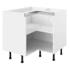 Caisson bas d'angle de cuisine blanc L. 93 cm Caraway Innovo GoodHome