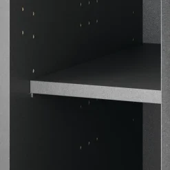 Caisson bas d'angle de cuisine Caraway GoodHome anthracite H. 72 cm x l. 93 cm