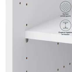 Caisson bas de cuisine blanc L. 40 cm Caraway Innovo GoodHome