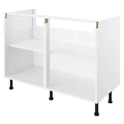 Caisson bas de cuisine blanc L. 120 cm Caraway Innovo GoodHome