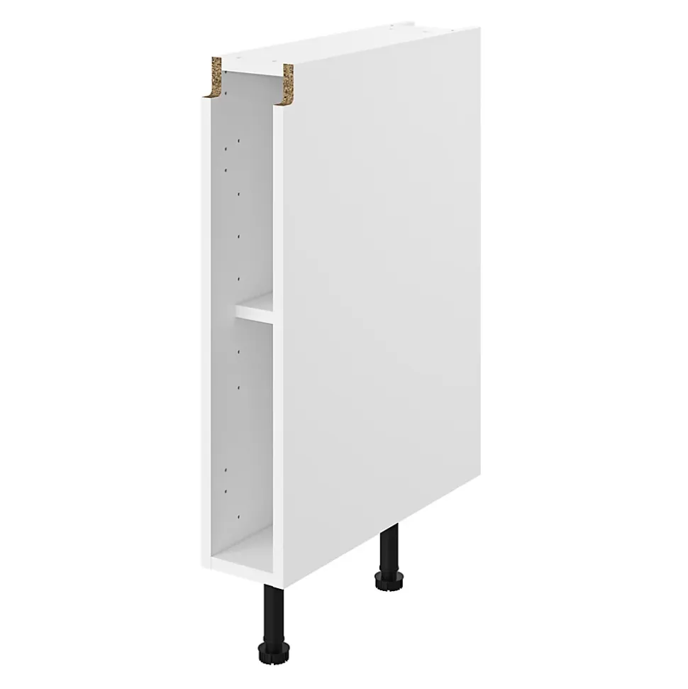 Caisson bas de cuisine blanc L. 15 cm Caraway Innovo GoodHome