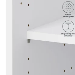 Caisson bas de cuisine blanc L. 100 cm Caraway Innovo GoodHome