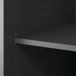 Caisson bas de cuisine Caraway GoodHome anthracite H. 72 cm x l. 80 cm