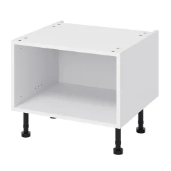 Caisson bas de cuisine GoodHome Caraway Blanc H. 51 cm x l. 60 cm