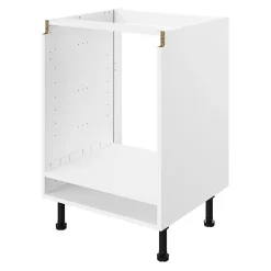 Caisson bas de cuisine pour four blanc L. 60 cm Caraway Innovo GoodHome
