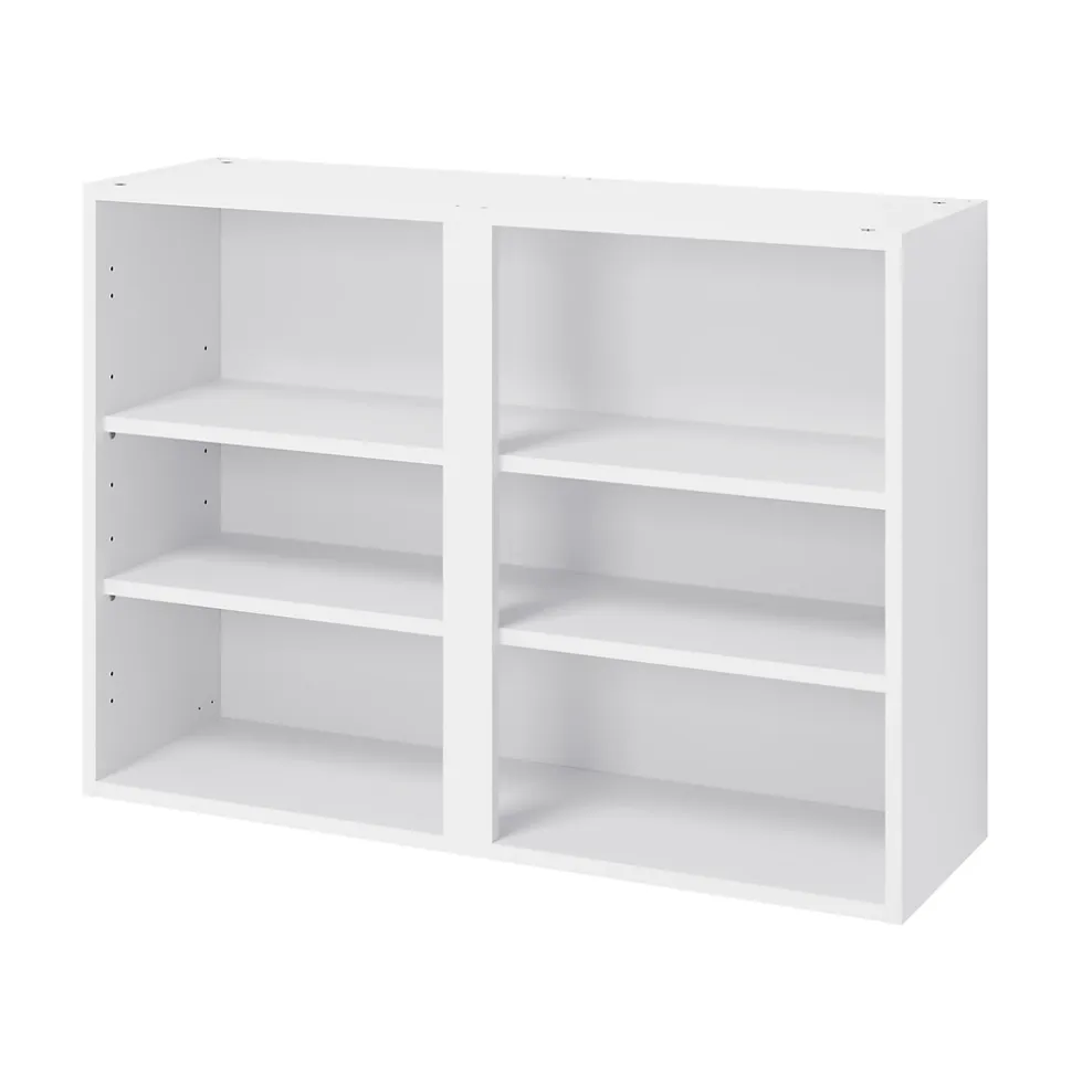 Caisson haut de cuisine Caraway GoodHome blanc H. 72 cm x L. 100 cm