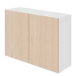 Caisson haut de cuisine Caraway GoodHome blanc H. 72 cm x L. 100 cm