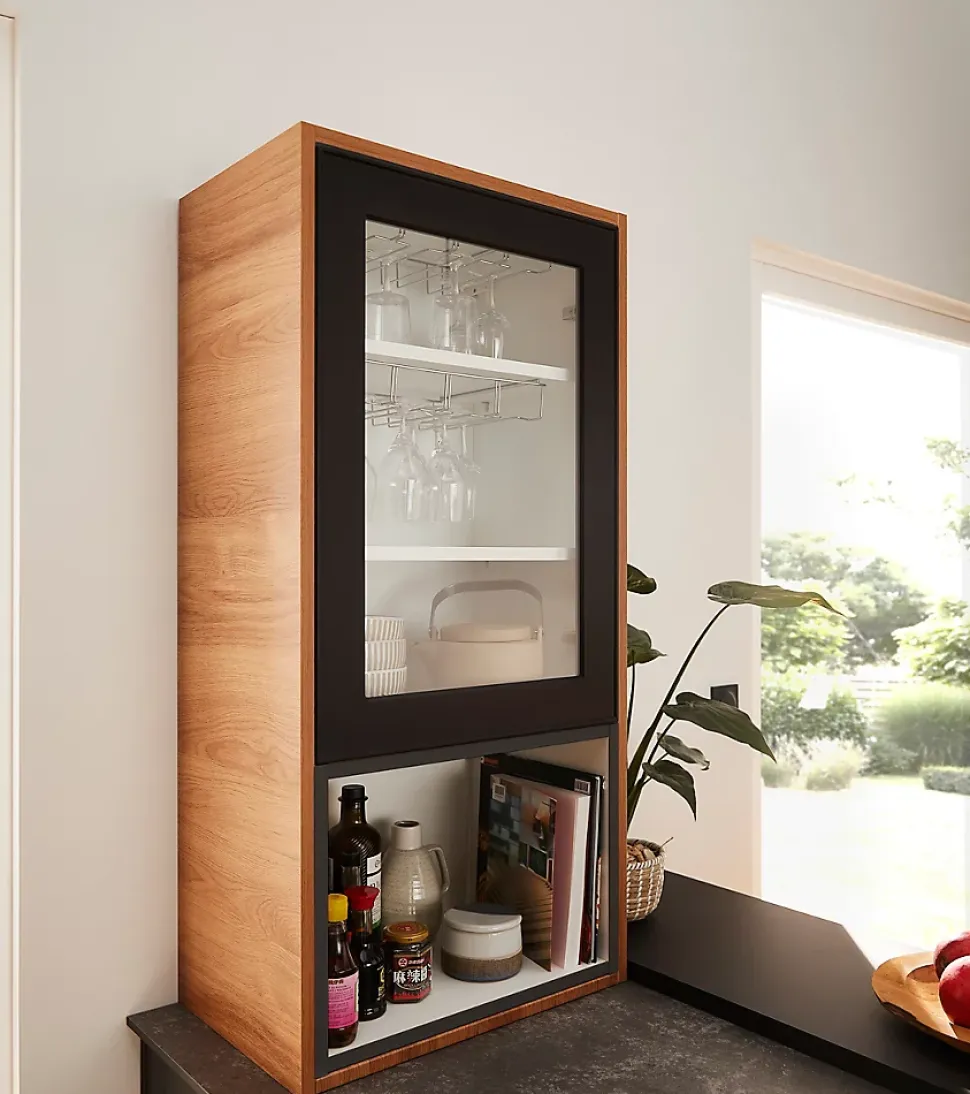 Caisson haut de cuisine Caraway GoodHome blanc H. 72 cm x L. 50 cm