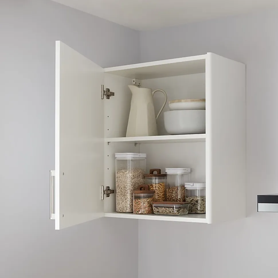 Caisson haut de cuisine Caraway GoodHome blanc H. 72 cm x L. 60 cm