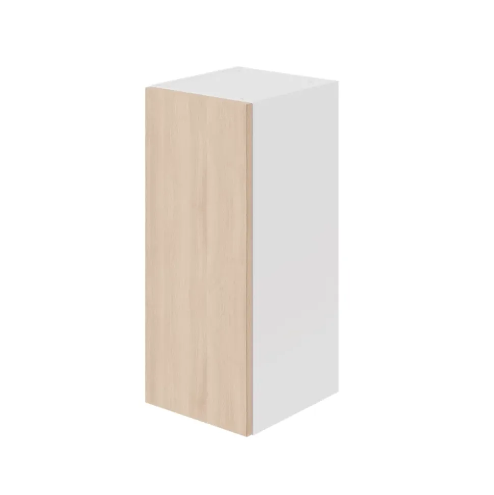 Caisson haut de cuisine Caraway GoodHome blanc H. 72 cm x L. 30 cm