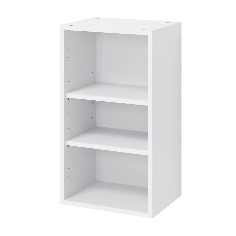 Caisson haut de cuisine Caraway GoodHome blanc H. 72 cm x L. 40 cm
