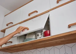 Caisson haut de cuisine GoodHome Caraway Blanc H. 36 cm x l. 60 cm