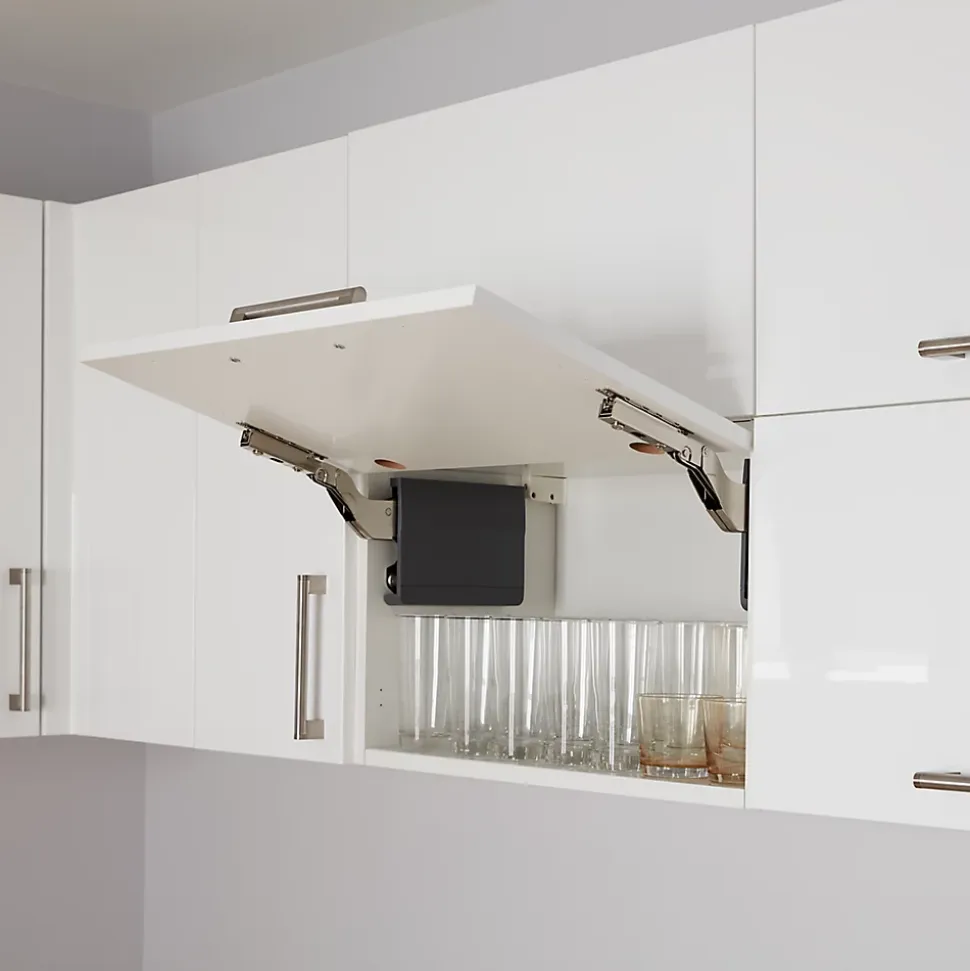 Caisson haut de cuisine GoodHome Caraway Blanc H. 36 cm x l. 60 cm