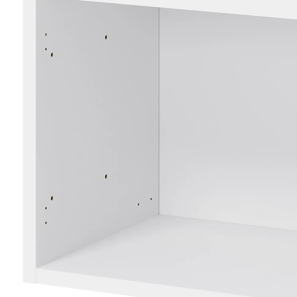 Caisson haut de cuisine GoodHome Caraway Blanc H. 36 cm x l. 100 cm