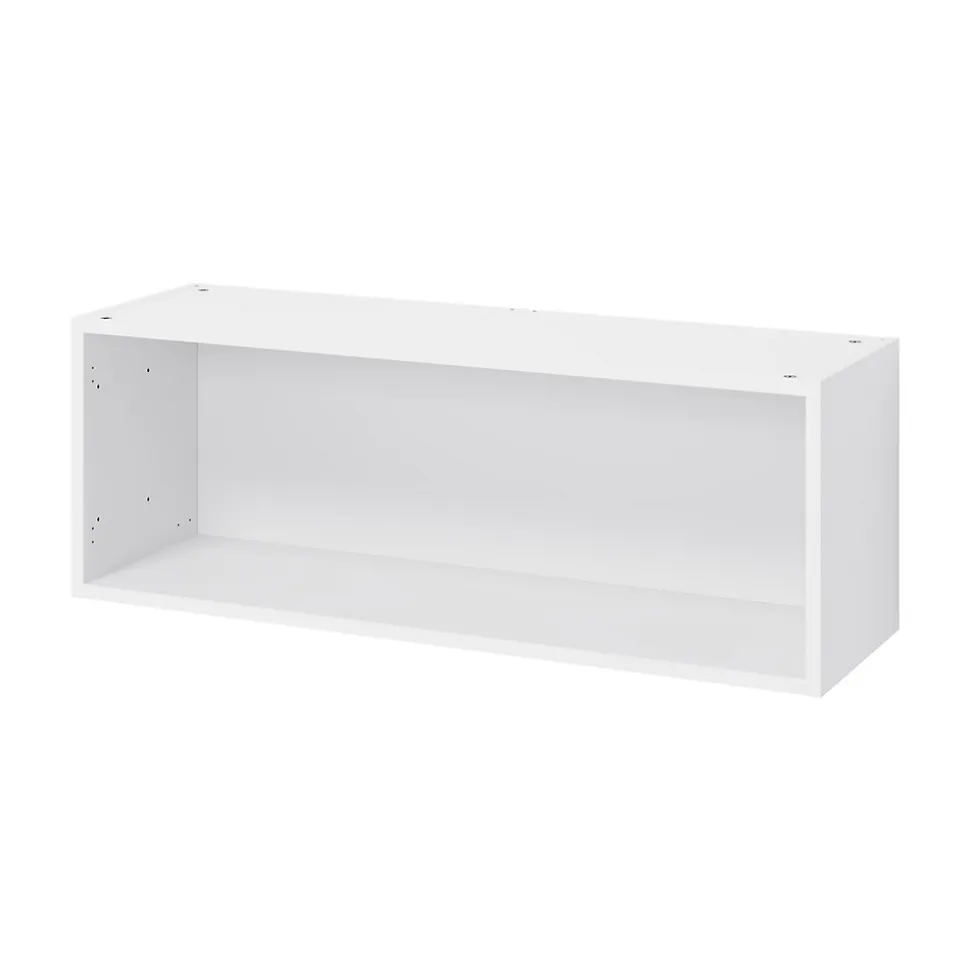 Caisson haut de cuisine GoodHome Caraway Blanc H. 36 cm x l. 100 cm