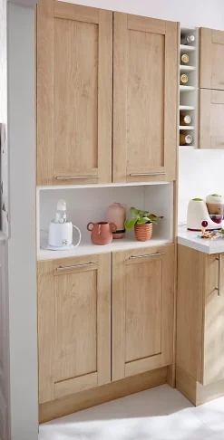 Caisson haut de cuisine GoodHome Caraway Blanc H. 90 cm x l. 40 cm