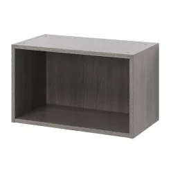 Caisson haut de cuisine ouvert GoodHome Caraway Gris H. 36 cm x l. 60 cm