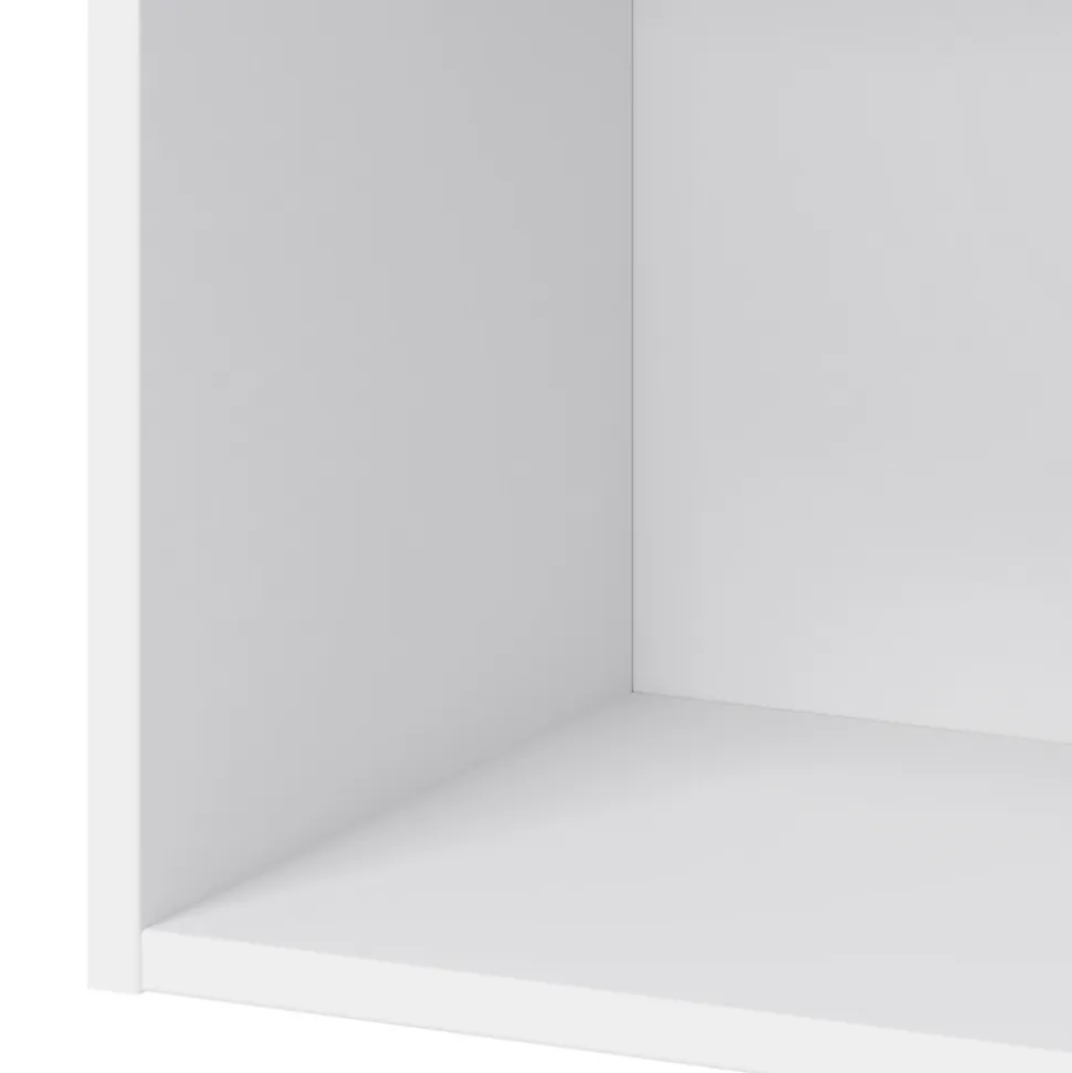 Caisson haut de cuisine ouvert GoodHome Caraway Blanc H. 36 cm x l. 60 cm