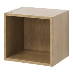 Caisson haut de cuisine ouvert GoodHome Caraway Chêne clair H. 36 cm x l. 40 cm