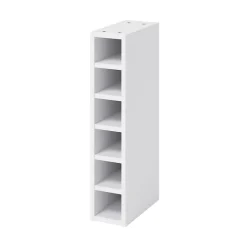 Caisson range bouteilles GoodHome Caraway Blanc H. 72 cm x l. 15 cm