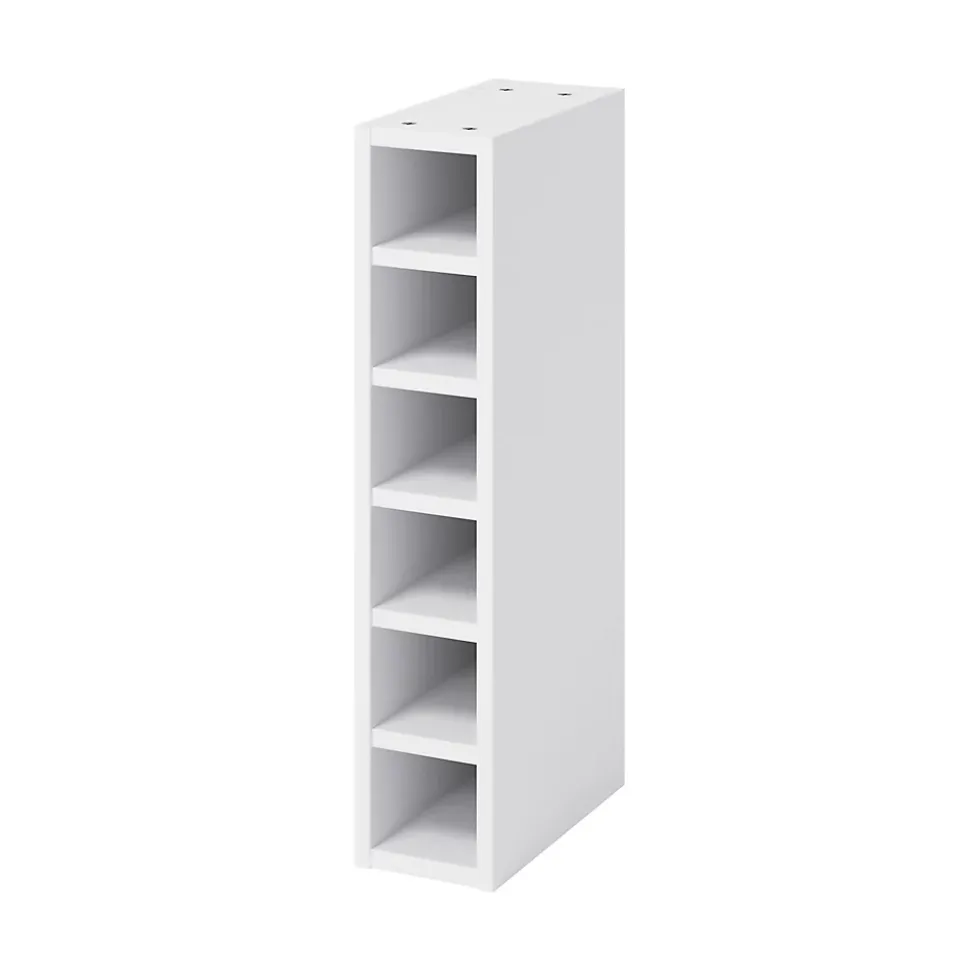 Caisson range bouteilles GoodHome Caraway Blanc H. 72 cm x l. 15 cm