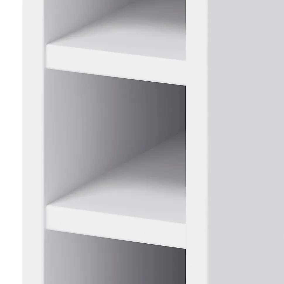 Caisson range bouteilles GoodHome Caraway Blanc H. 72 cm x l. 15 cm