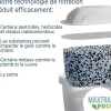 Carafe filtrante BRITA - Marella Bleue - Capacité 2,4L dont 1,4L d'eau filtrée - 1 Cartouche Maxtra Pro All-In-1 incluse