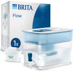 Carafe filtrante Brita Flow bleu 8,2L + 1 cartouche