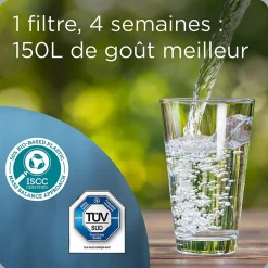 Carafe filtrante Brita Flow bleu 8,2L + 1 cartouche