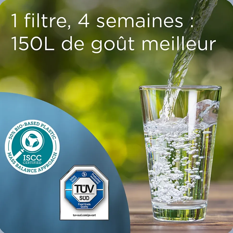 Carafe filtrante Brita Flow bleu 8,2L + 1 cartouche