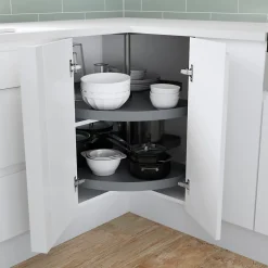 Carrousel d'angle 3/4 pour meuble de cuisine GoodHome Pebre 93 cm