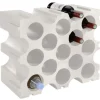 Casier 15 bouteilles en polystyrène coloris blanc