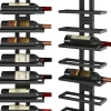 Casier mural en métal pour 36 bouteilles de vin