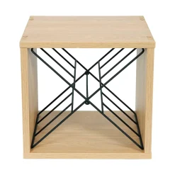 Casier pour rangement 12 bouteilles L. 30 cm bois et métal