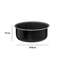 Casserole Aluminium pressé 18 cm Amovible - 5Five