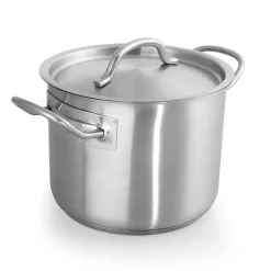 Casserole avec couvercle en Acier au nickel-chrome 2,6 L H 140 mm Diamètre 160 mm Was Germany