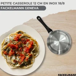 Casserole en inox 12 cm Fackelmann Geneva
