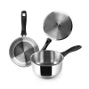 Casserole inox induction 18 cm