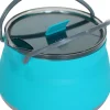 Casserole portable et pliable en silicone