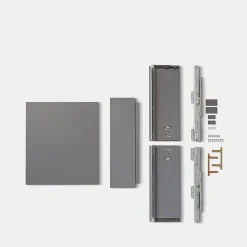 Casserolier de cuisine Soto GoodHome gris anthracite H. 19 cm x L. 60 cm