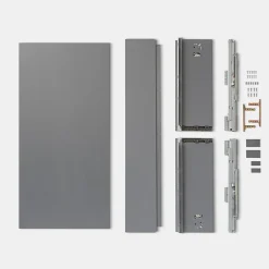 Casserolier GoodHome Soto Anthracite l. 100 cm