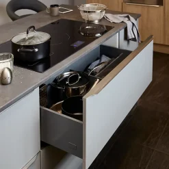 Casserolier GoodHome Soto Anthracite l. 100 cm