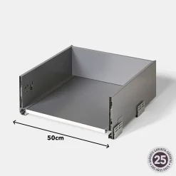 Casserolier GoodHome Soto Anthracite l. 50 cm