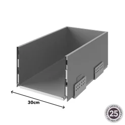 Casserolier GoodHome Soto anthracite l. 30 cm