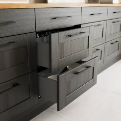 Casserolier GoodHome Soto anthracite l. 40 x P. 27 cm