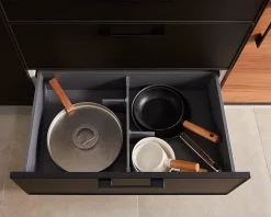 Casserolier GoodHome Soto Anthracite l. 80 cm